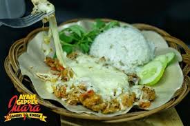 Paket Ayam Geprek Mozarella
