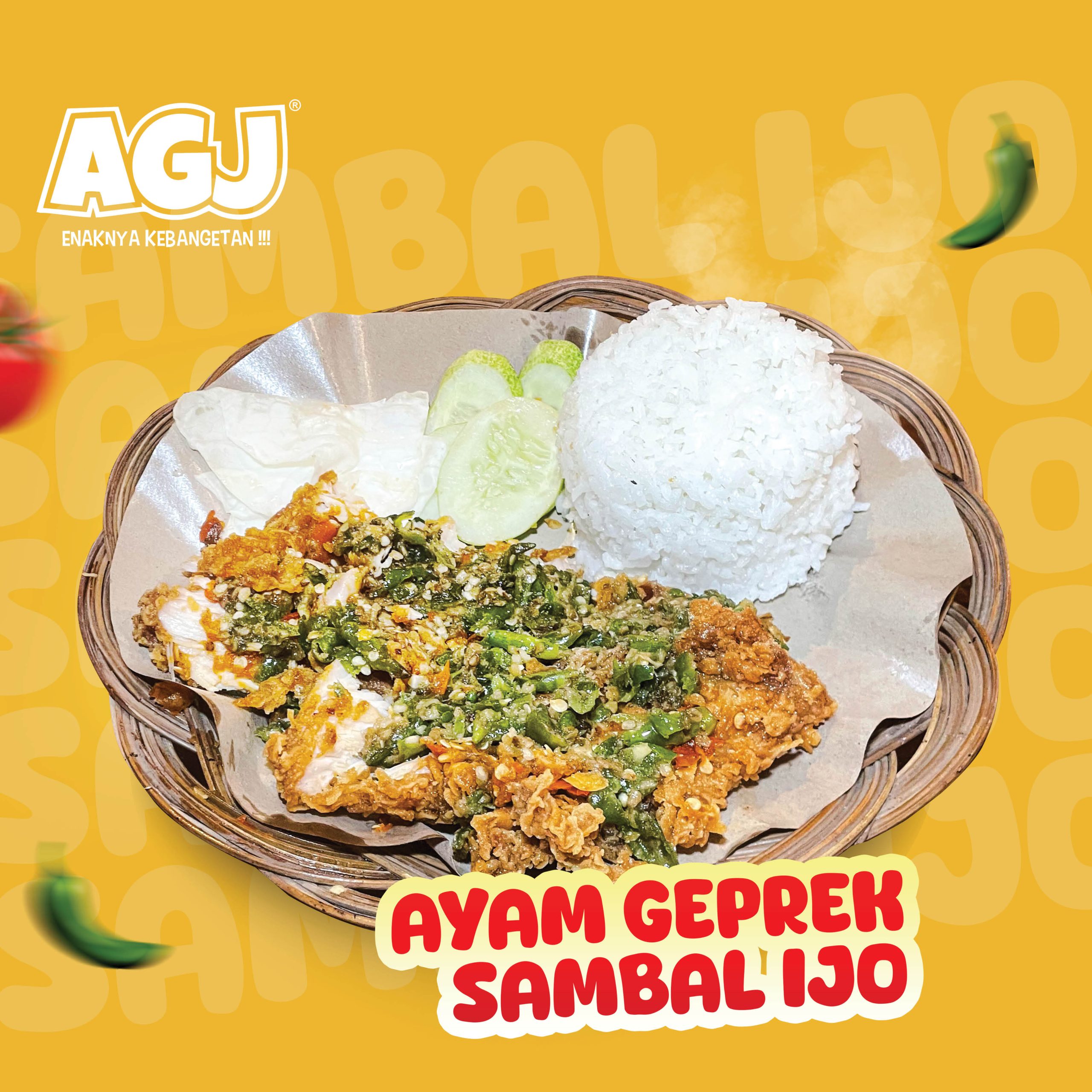 Ayam Geprek Ijo Nampol